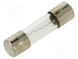 Fuse: fuse; 4A; 125VAC; medium time-lag; glass; 5.2x20mm; holders