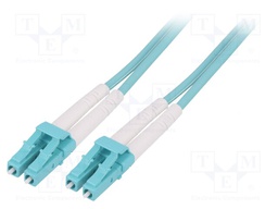 Connector: fiber optic; patchcord; multi mode duplex (MM); male