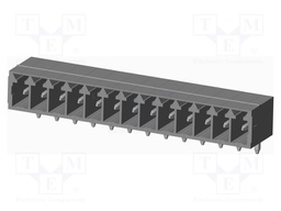 Connector: pluggable terminal block; socket; male; on PCBs