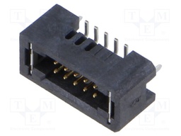 Connector: PCB to PCB; male; PIN: 10; 1.27mm; TFM; gold-plated; SMT
