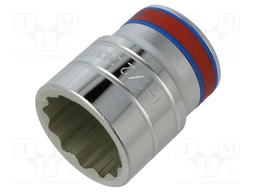 Wrench; 12-angles,inch,twelve point socket; 1"; 65mm; short