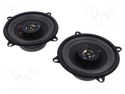Car loudspeakers; two-way; 130mm; 80W; 80÷16000Hz; 4Ω; 90dB; 2pcs.