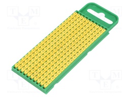 Markers for cables and wires; Label symbol: Y; 0.8÷2.2mm; yellow