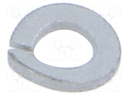 Washer; spring; M2; D=4.4mm; h=0.7mm; steel; Plating: zinc; DIN 128A