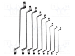 Wrenches set; box; stainless steel; 9pcs.