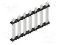 Connector: pin strips; pin header; male; PIN: 62; 2.54mm; THT; 2x31