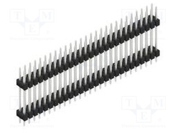 Connector: pin strips; pin header; male; PIN: 54; 2.54mm; THT; 2x27