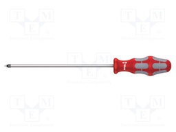 Screwdriver; square; #2; Blade length: 200mm; Overall len: 305mm