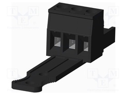 Connector: pluggable terminal block; plug; female; straight; 300V