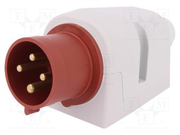 Connector: AC supply 3-phase; socket; male; 32A; 400VAC; IEC 60309