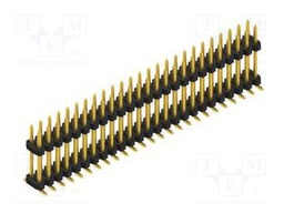 Connector: pin strips; pin header; male; PIN: 50; 2mm; SMT; 2x25