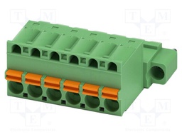 PCB connector, nominal cross section: 2.5 mm?, color: green,