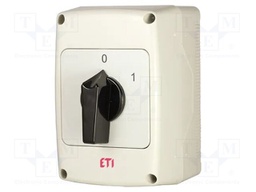 Switch: cam switch; Stabl.pos: 2; 40A; 0-1; in housing; Poles: 4