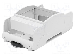 Enclosure: for DIN rail mounting; No.of mod: 3