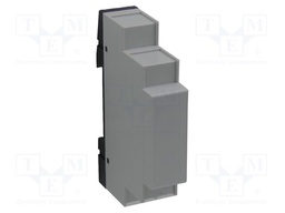 Enclosure: for DIN rail mounting; Y: 90mm; X: 17.5mm; Z: 60mm; grey