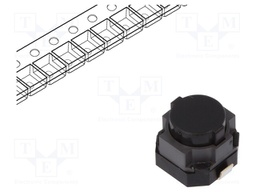 Microswitch TACT; SPST; Pos: 2; 0.05A/12VDC; SMT; none; 1.6N; 5mm