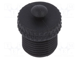 Protection cover; female M12 connectors; IP67; plastic