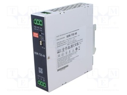 Power supply: switching; for DIN rail; 75W; 48VDC; 0÷1.6A; OUT: 1