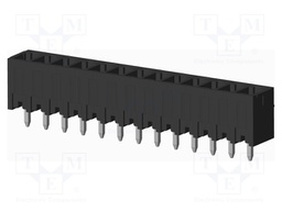 Connector: pluggable terminal block; socket; male; on PCBs