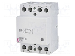 Contactor: 4-pole installation; 40A; 230VAC,230VDC; RD
