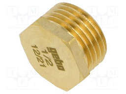 Hexagonal; max.6bar@<90°C,max.16bar@10°C÷30°C; brass CW617N
