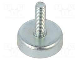 Magnet: permanent; hard ferrite; 40N; Ø: 25mm; H: 7mm; steel; steel