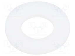 Washer; round; D=17mm; h=1.6mm; polyamide; natural
