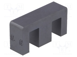 Core: ferrite; E; Mat: N30; 3800nH; 30g; 6140mm3; 83mm2