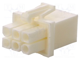 Plug; wire-board; female; Mini Universal MATE-N-LOK Sealed; 600V