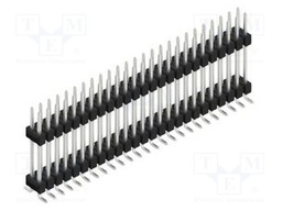 Connector: pin strips; pin header; male; PIN: 50; 2.54mm; SMT; 2x25