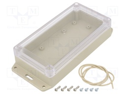 Enclosure: multipurpose; X: 85mm; Y: 165mm; Z: 40mm; Ritec; ABS; IP65