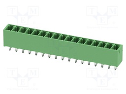 PCB headers, nominal cross section: 1.5 mm?, color: green, n
