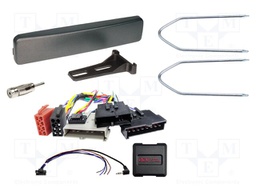 Adapter for control from steering wheel; Ford; DIN,ISO; black