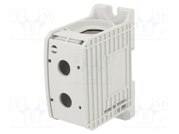 Splice terminal: rail; STB; 300mm2; ways: 1; terminals: 2; grey; TS35
