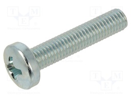 Screw; M8x40; Head: cheese head; Phillips; PH4; steel; zinc