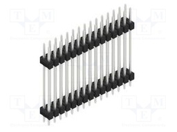 Connector: pin strips; pin header; male; PIN: 30; 2.54mm; THT; 2x15