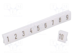 Marker; Application: ZG-G,ZUG,ZUG-G; white; Width: 4.5mm; PCV