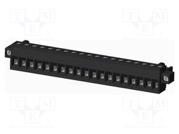 Connector: pluggable terminal block; plug; female; straight; 5mm
