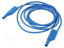 Test lead; 32A; banana plug with axial socket 4mm,both sides