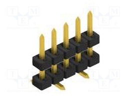 Connector: pin strips; pin header; male; PIN: 5; 2mm; SMT; 1x5; 100V
