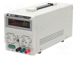 Power supply: laboratory; Channels: 1; 0÷24V; 0÷15A