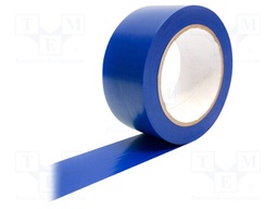 Tape: marking; blue; L: 33m; W: 50mm; self-adhesive; Thk: 0.15mm