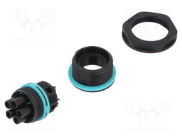 Connector: AC supply; screw terminal; female; TH387; 0.25÷1.5mm2