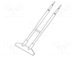 Tip; shovel; 50mm; for JBC-HT-A hot tweezers