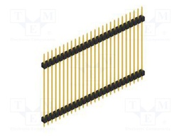 Connector: pin strips; pin header; male; PIN: 26; 2.54mm; THT; 1x26