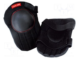 Knee pads; black; poliester 600D; Features: hard outer shell-PCV