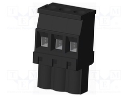 Connector: pluggable terminal block; plug; female; angled 90°