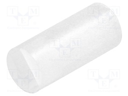 Spacer sleeve; LED; Øout: 4mm; ØLED: 3mm; L: 9mm; natural; UL94V-2