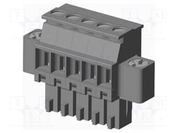 Connector: pluggable terminal block; plug; female; angled 90°