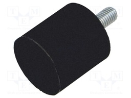 Vibroisolation foot; Foot material: rubber